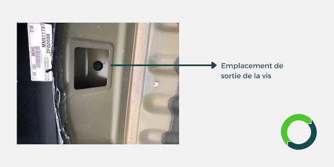vis panier roue de secours rifter partner traveller berlingo space tourer